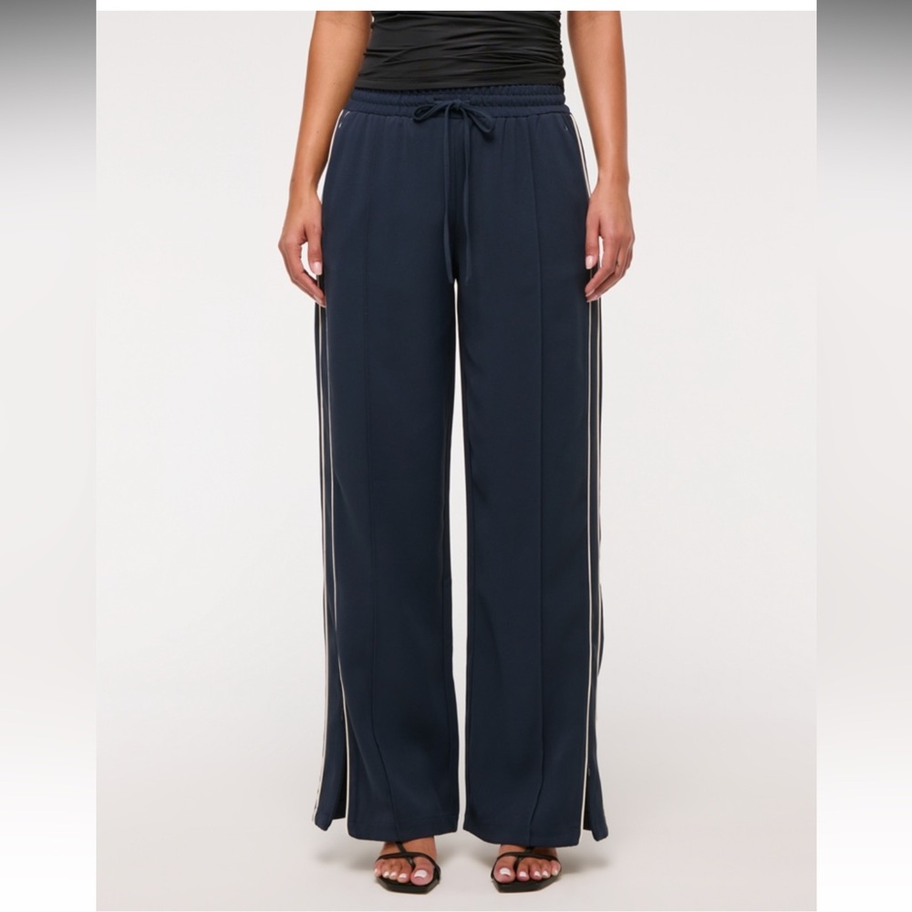 Abercrombie Navy Blue Pull-On Track Pant